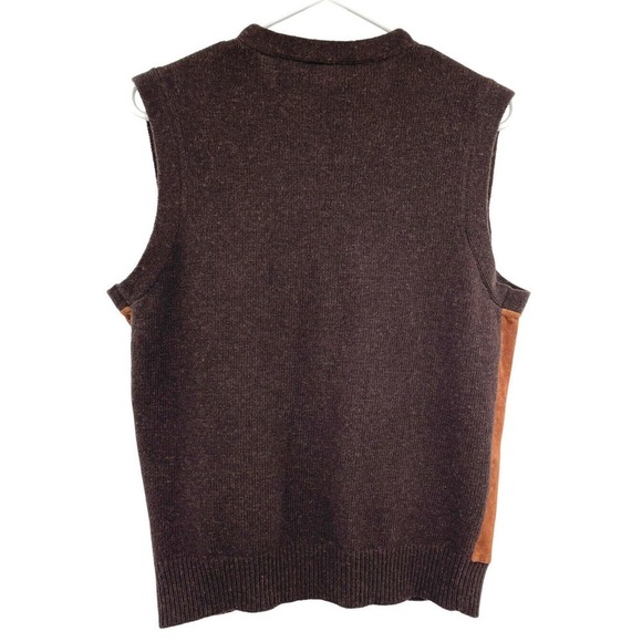 Lauren Ralph Lauren Brown Suede Vest - Picture 7 of 13